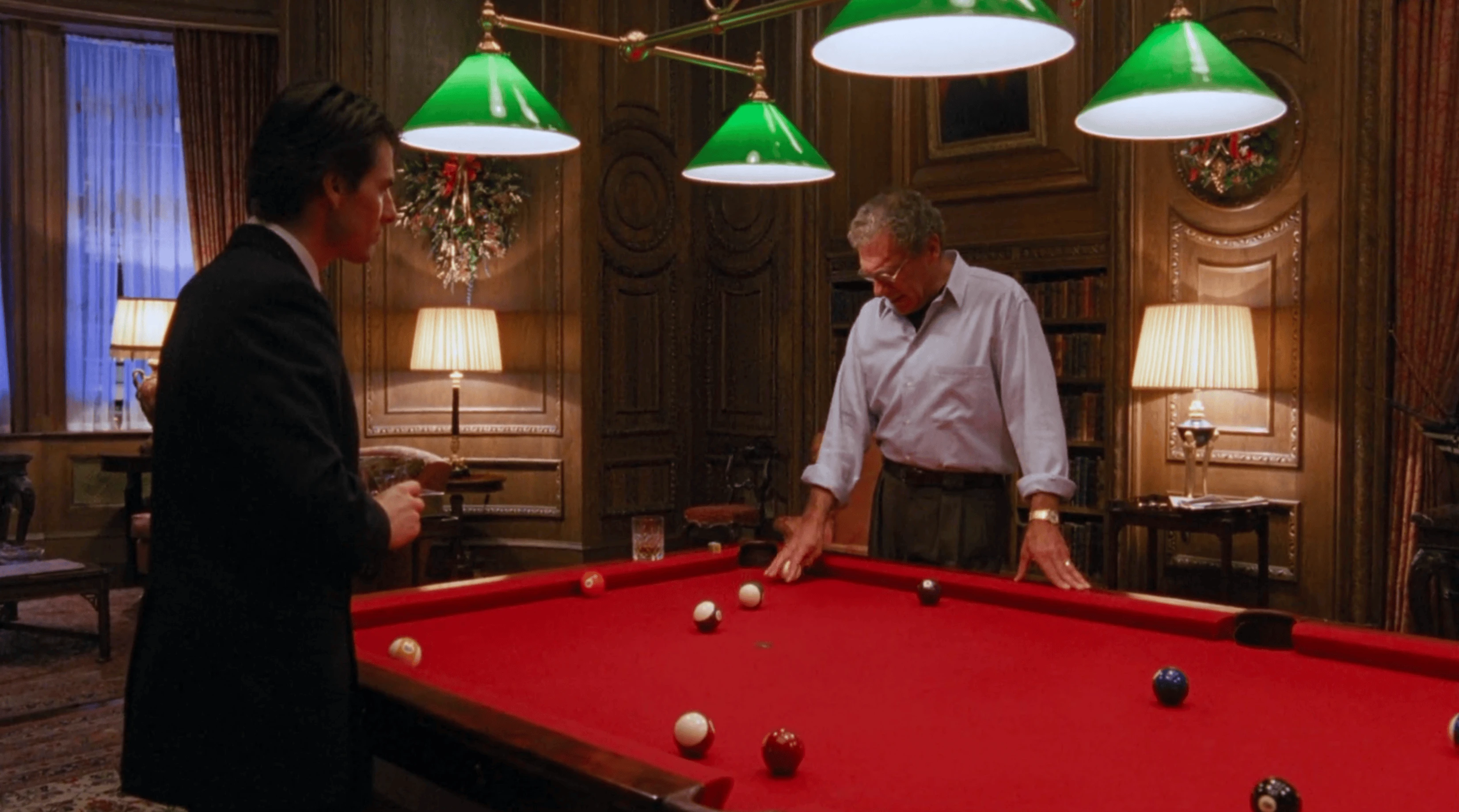 Bill et Ziegler autour de la table de billard