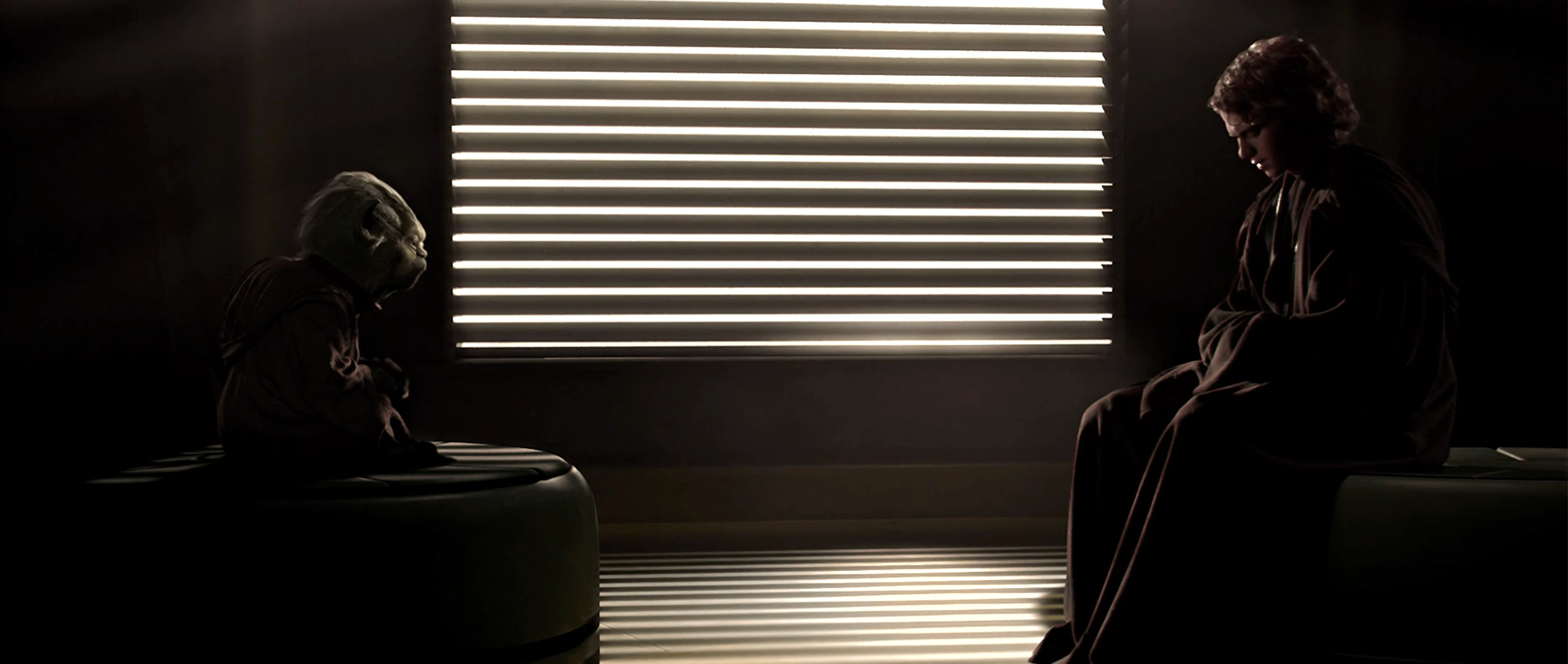 Yoda écoute Anakin parler de ses visions