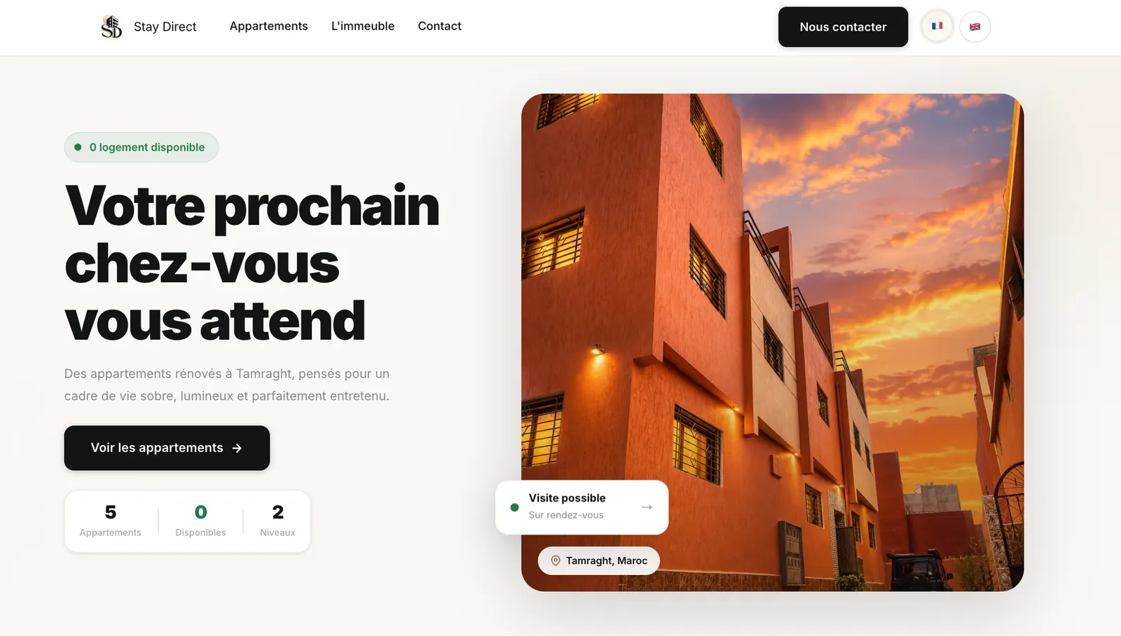 Stay Direct — homepage
